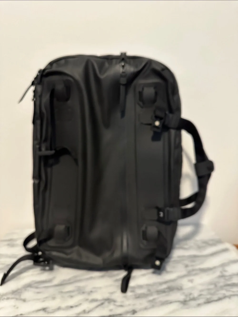 Black Ember Forge 30 Expandable 3-Way Commuter Backpack - Jet Black